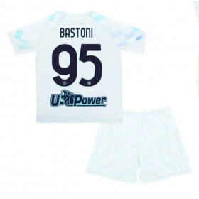 Baby Fußballbekleidung Inter Milan Alessandro Bastoni #95 Auswärtstrikot 2025-26 Kurzarm (+ kurze hosen)
